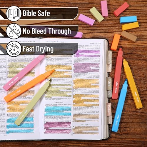 Mr. Pen- Aesthetic Highlighters No Bleed, 8 Pack, Assorted Colors | Chisel Tip, Cute Highlighters Assorted Colors for Journaling, Highlighting, Underlining, Fast Dry, Back to School Supplies - Image 4