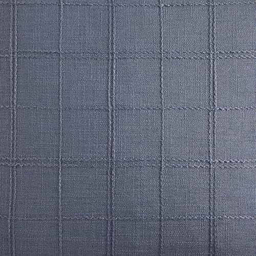 ZeeMart Linen Checked Farmhouse Table Runner, 13x72 Inches Blue - Image 6