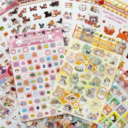 Stickers Book for Scrapbook Sppulies,700+ Kawaii Stickers for Journaling - Image 2