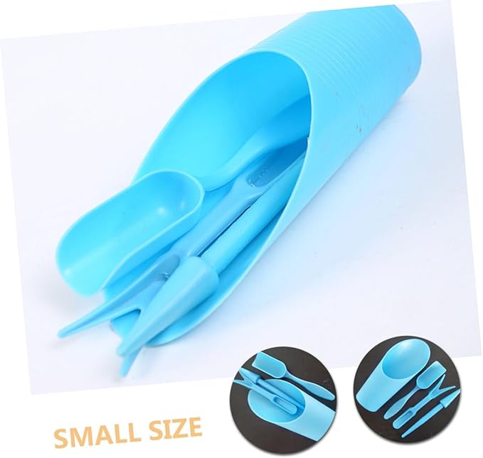 COHEALI Succulent Planting Tool Set Blue PP Succulent Hand Tool Kit for Indoor Bonsai Transplanting Gardening Accessories