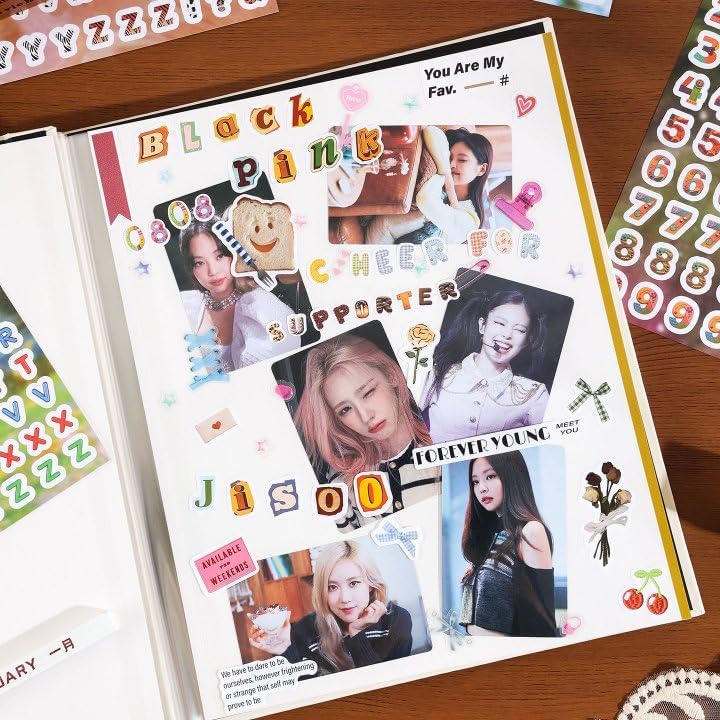 5000+Pcs Magazine Letter Stickers Book for Scrapbook Album - Image 4
