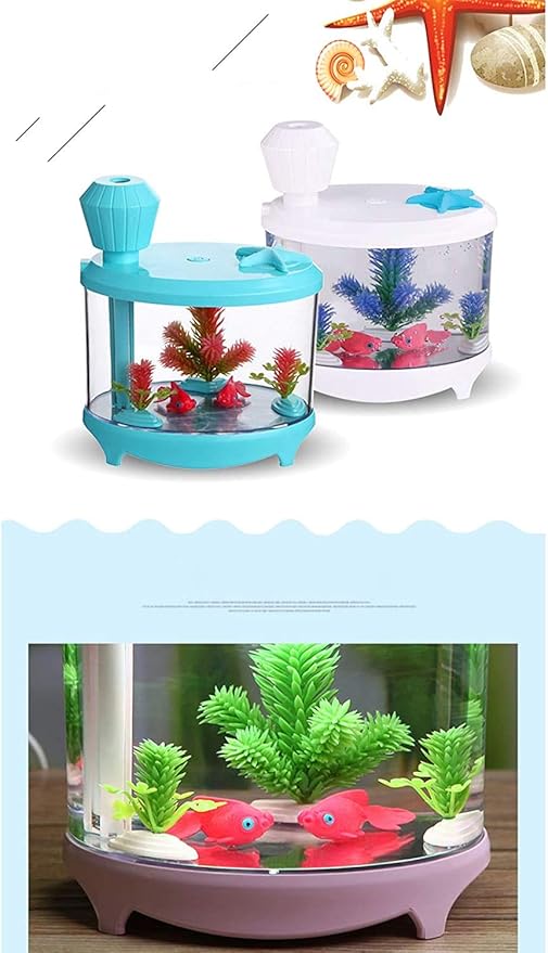 Portable Mini Humidifier, 460ml Cool Mist Small Humidifier, USB Quiet Operation Desktop Humidifiers for Baby Bedroom Travel Office Home, 2 Mist Modes (White)