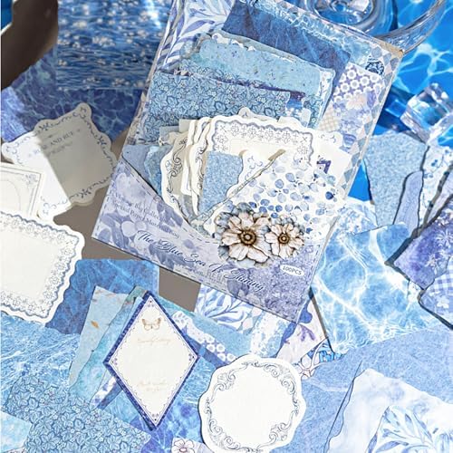 100 Sheets Vintage Scrapbook Papers Journaling Scrapbooking Supplies Kit junk journal supplies Decorative Craft Paper for Planner, Collage Paper Embellishment by wearecuuuuute