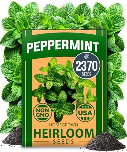 HOME GROWN Peppermint Seeds, 2,370 Seeds, Mentha x piperita by HOMEGROWN