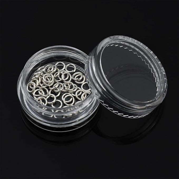 925 Sterling Silver Jump Rings 0.7x4mm 50pcs for Jewelry Making Findings