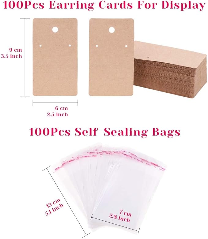 Earrings Hooks for Jewelry Making, Anezus 2000Pcs Earring Making Supplies Kit with Fish Hook Earrings, Earring Cards, Jewelry Plier, Earring Backs and Jump Ring for Jewelry Making and Earring Repair