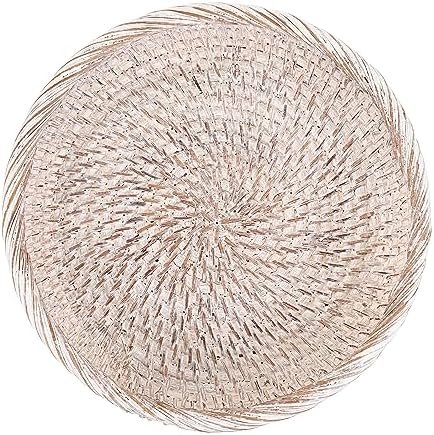Hipiwe Small Key Basket Bowl for Entryway 7.6" Round Woven Wicker Basket - Image 7