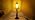 Tiffany Style Table Lamp Orange Rippled Stained Glass Lamp 14 Inch - Image 7