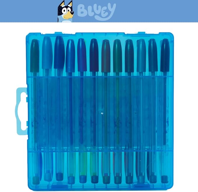 Innovative Designs Bluey Gel Pens Set for Kids, 24 Pack with Glitter Gel Pens, Cute Pens for Boys and Girls