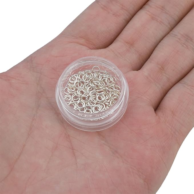925 Sterling Silver Jump Rings 0.6x3.5mm 100pcs for Jewelry Making Findings