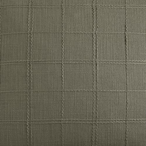 ZeeMart Linen Checked Farmhouse Table Runner, 13x36 Inches Olive - Image 6