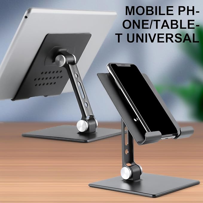 Rotating Mobile Stand Foldable Desktop Holder Adjust Holder for Devices Suitable for Work Study Travel Use Stable Stand