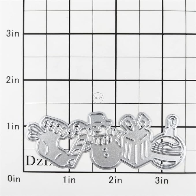 DzIxY Enrichment Christmas Gift Metal Cutting Dies for Card Making Embossing Paper Die Cuts Sets Album Scrapbooking Templates Stencils Storage Pockets