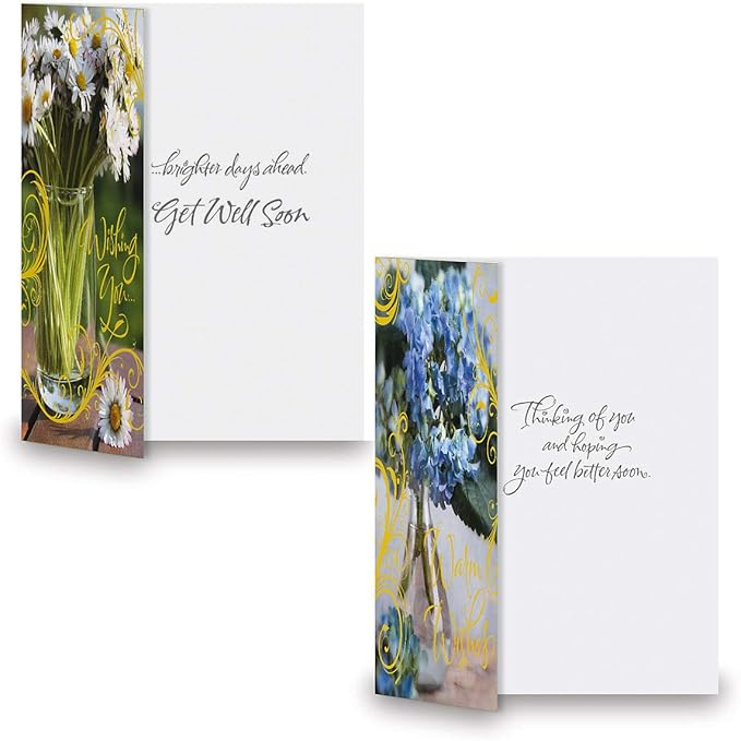 Current Deluxe Foil All Occasion Value Pack - 20 Cards With Envelopes, Celebration, Get Well, Sympathy, Birthday, Anniversary & Thinking of You Variety, Large 5" x 7" Assortment, 10 Design Set