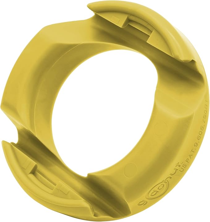 GoDonut – Phone Stand Original – Cell Phone Holder + Tablet Stand Desk Organizer – Compatible with Tablet, iPhone 17 16 15 14 Pro Max, Android & Most Smartphones - Yellow