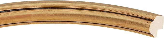 Oval Beveled Wall Mirror for Home Decor - Saratoga Style - Gold Leaf - 18x22 Outside Dimensions