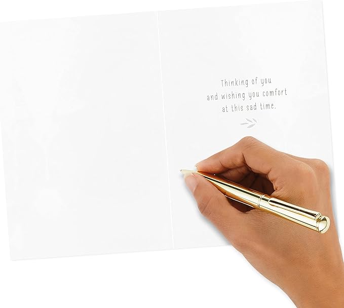 Hallmark Sympathy Cards Assortment, Abstract Watercolor (16 Assorted Thinking of You Cards with Envelopes)