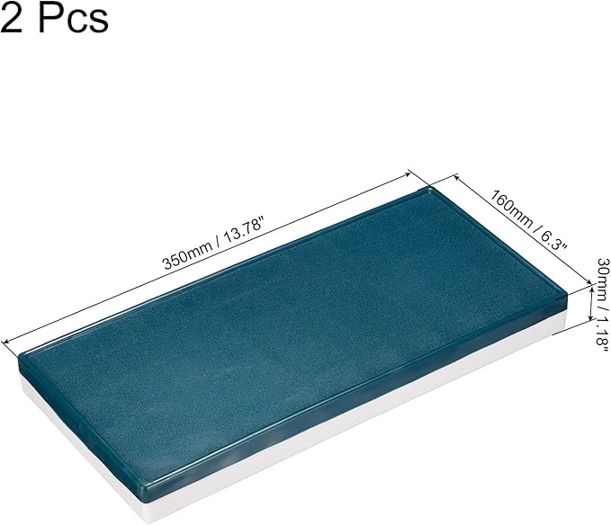 PATIKIL 48 Compartments Paint Palette, 2 Pack Plastic Painting Tray Deep Saver Box Detachable with Soft Cover Art Supplies Storage Organizer for Watercolor Gouache Oil Paint Art