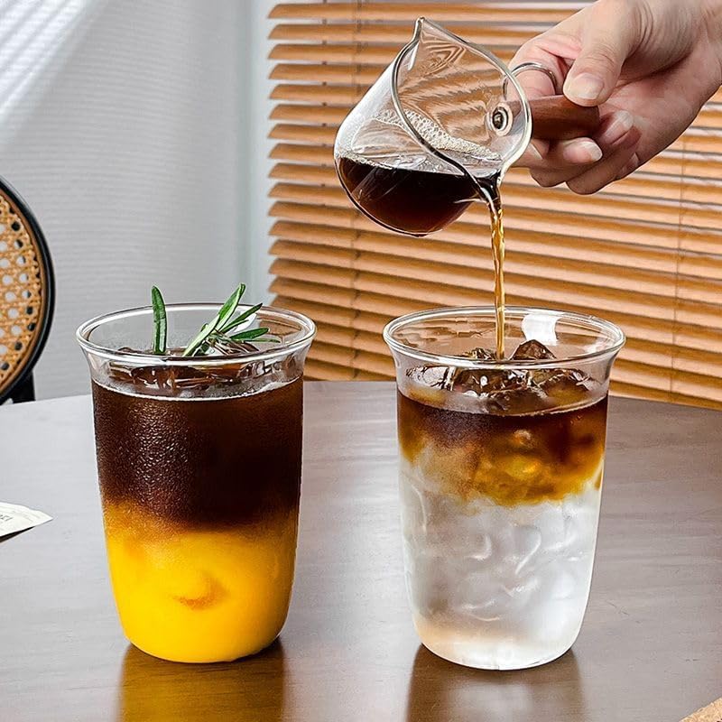 2pcs glass cup for coffee milk tea (01) - Image 5