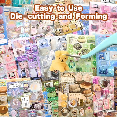 800PCS+ Japanese Sticker Book Heisei Retro Cute Korean Stickers - Image 4