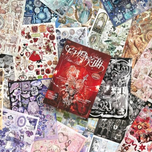 Dreamcore Japanese Stickers Book for Journaling Supplies,Stickers for Planner - Image 3