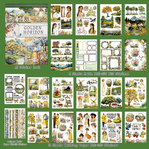 Vintage Nature Sticker Book, Junk Journal Scrapbook Stickers - Image 3