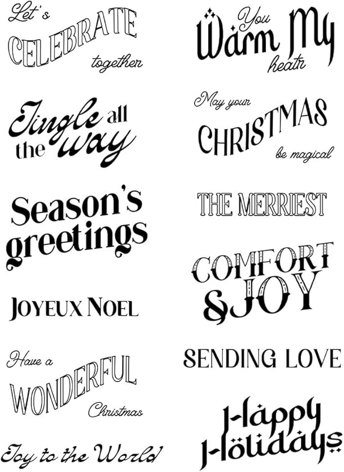 Letter Cards Stamps and Cutting Dies for Card Making DIY Transparent Silicone Clear Stamp and Metal Die Cuts Sets for Scrapbooking Paper Greeting Cards Decor Seals Craft Supplies
