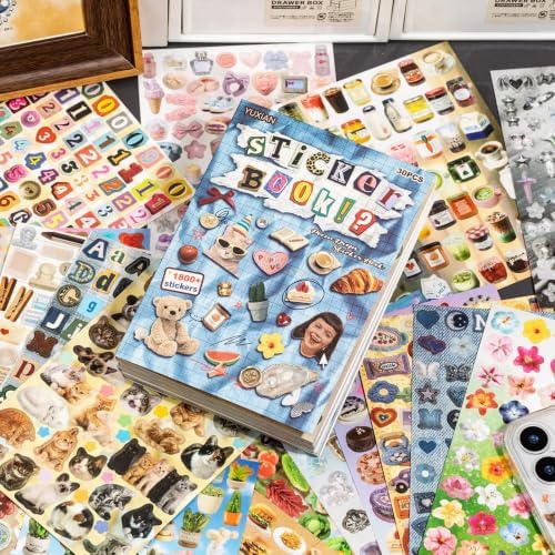 Dreamcore Japanese Sticker Book for Scrapbooking Supplies,Stickers for DIY - Image 4