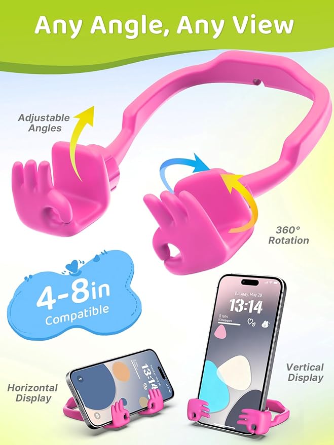 Christmas Stocking Stuffers for Teens Girls Adults Women Cell Phone Stand: OK Gesture Phone Holder for Desk Funny Gifts for Kids Teenage Adults Wife Mom Girlfriend Unique Gadgets Trendy Stuff Ideas