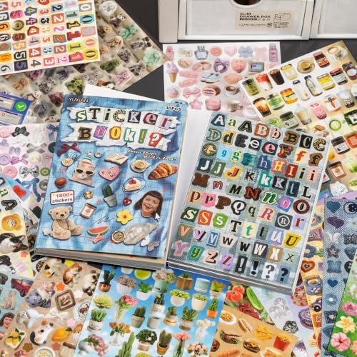 Dreamcore Japanese Sticker Book for Scrapbooking Supplies,Stickers for DIY - Image 3