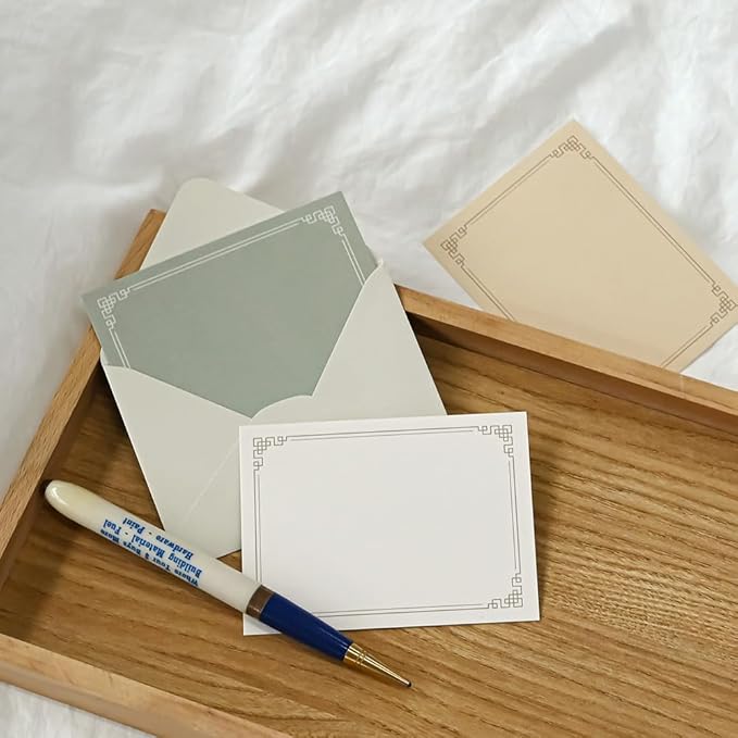 Monolike Day by Day Card, 111 Traditional Line - Mix 48 Mini Single cards, 24 envelopes Package