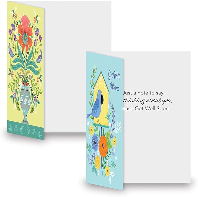 Current Thoughtful Wishes All Occasion Value Pack - 20 Cards With Envelopes, Celebration, Get Well, Sympathy, Birthday, Anniversary & Thinking of You Variety, Large 5" x 7" Assortment, 10 Design Set