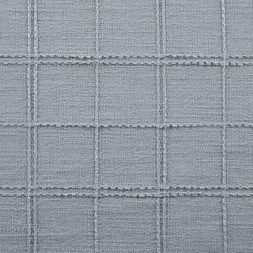 ZeeMart Linen Checked Farmhouse Table Runner, 13x108 Inches Chambray - Image 6