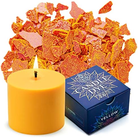 Yellow Candle Dye 2 oz for Soy Candle Making – Wax Color Chips by ALEXES