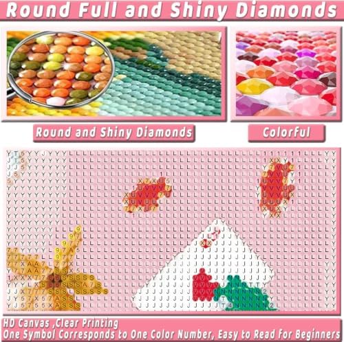 Pink Poker Diamond Art Kits for Adults Diamond Painting Kit for Beginner - Image 6