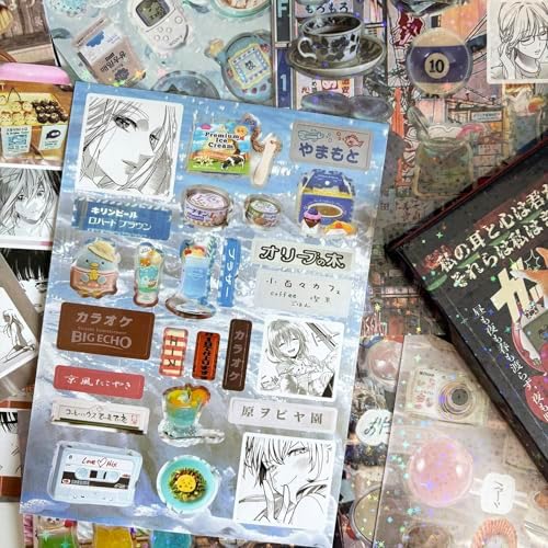 Japanese Stickers for Journaling Supplies, Japanese Sticker Books for Adult - Image 6