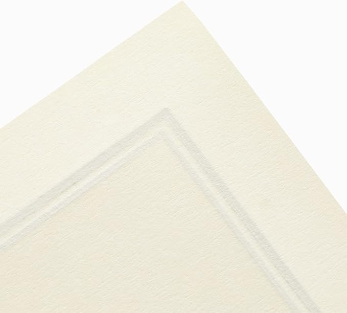Premium Stationery Paper Set with Envelopes (Ecru and Black 48-Pack)