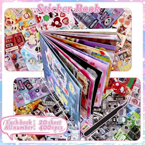 650Pcs Japanese Sticker Book for Journaling Adult, Cute Scrapbook Stickers - Image 3
