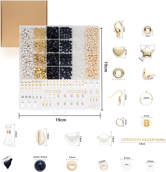 Xylise Jewelry Making Supplies Kit Natural Stone Beads for Irregular Natural Stone with for DIY Craft Bracelet Necklace Earrings for Adults (Purple)
