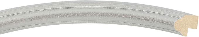 OVALCREST Oval Beveled Wall Mirror for Home Decor - Saratoga Style - Silver Spray - 20x26 Outside Dimensions