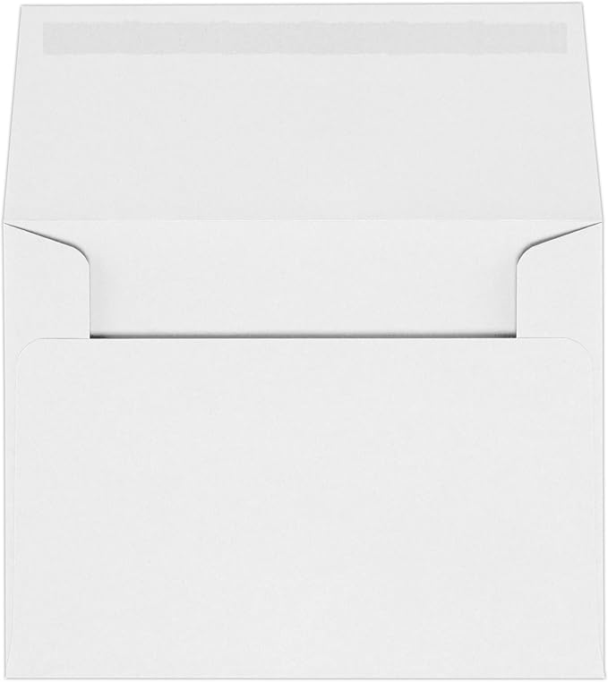 LUXPaper A2 Invitation Envelopes (4 3/8 x 5 3/4) - 70lb. Classic Crest Solar White (250 Qty.) | Perfect for Invitations, Announcements, Sending Cards, RSVP Cards | 4870-70SW-250