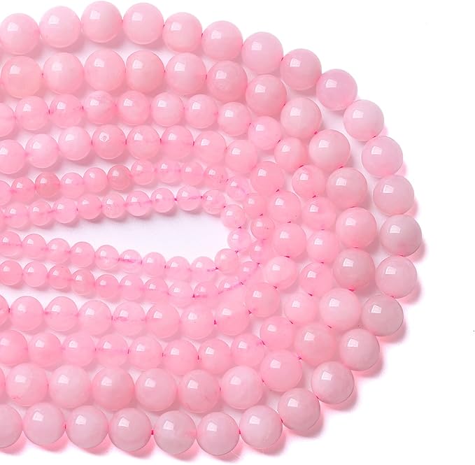 12MM 32PCS Natural Stone Brazilian Rose Quartz Crystal Beads for Jewelry Making DIY Bracelet