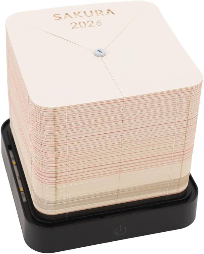 Aramox 3D Memo Pad, Paper Carving Notepad with LED Light, Unique Desktop Decoration for Home Office and Special Occasions (Pink)
