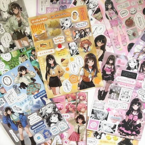 Japanese Stickers Book for Journaling Supplies,Girls Stickers for Planner - Image 5