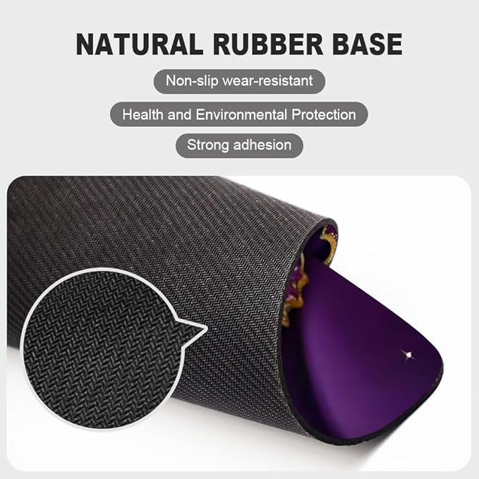 Dark Butterfly Texture Mouse pad, Square Waterproof and Anti Slip Mouse pad for Office laptops