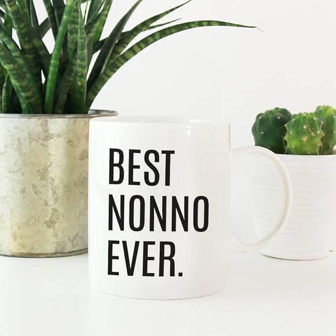 Andaz Press 11oz. Coffee Mug Birthday Gift, Best Nonno Ever, 1-Pack Nonno Mug Nonno Gifts For Men Nonno Espresso Cup Nonno Coffee Cup