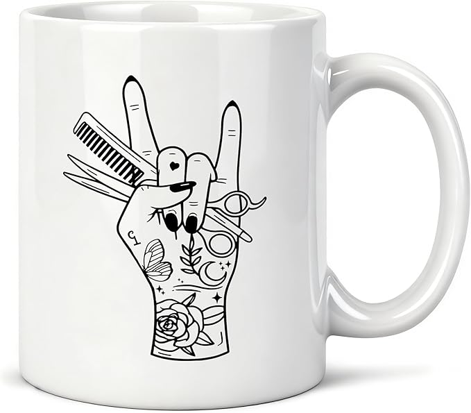 Hair Stylist Gift Mug 11 oz, Hairdresser Hairstylist Gifts for Women Coffee Cups Ceramic, Barber Gifts Ceramic Mug for Coffee Tea Hot Cocoa Home Office Work