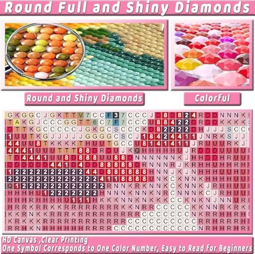 Square Diamond Art Kits for Adults Cute Diamond Painting Kit for Beginner - Image 5