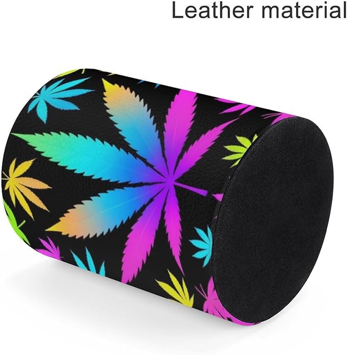 Pen Holder Stand For Desk, Pencil Pen Holder Cup, Desktop Stationery Organizer, Waterproof Multifunctional Office Supplies Cool Weedleaf Neon Tie Dye