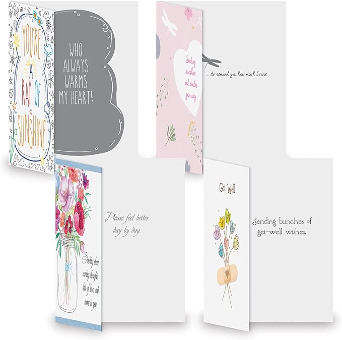 Current Modern Messages All Occasion Value Pack With Seals-40 Cards & Envelopes, Celebration, Get Well, Sympathy, Birthday, Holiday, & Thinking of You Variety, Large 5" x 7" Assortment, 20 Design Set